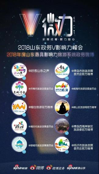 煙臺旅游官方微博榮獲山東最具影響力旅游系統政務微博