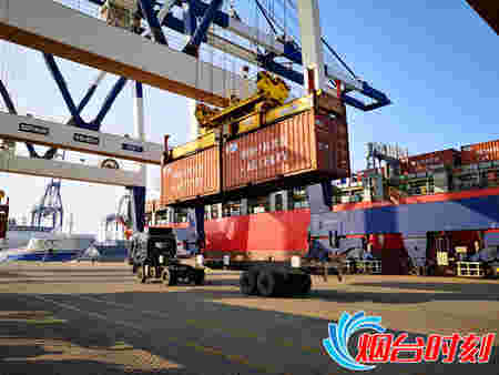 救援物資船抵港 山東港口煙臺港啟動“綠色通道”保駕護航