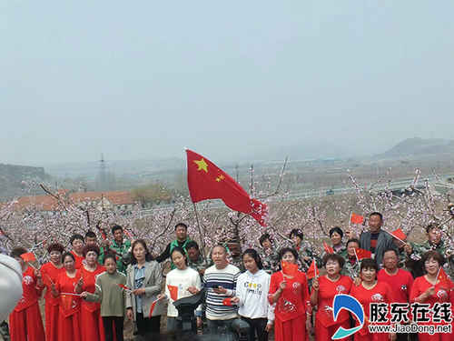 萊陽(yáng)市西林村舉辦桃花文化藝術(shù)節(jié)