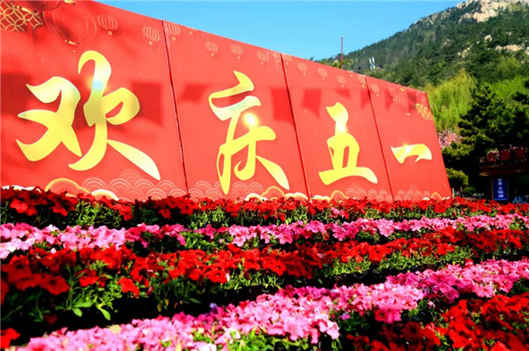 五一首日：游客有序入園，徜徉在赤山櫻花海盡情深呼吸