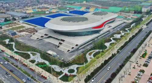 我跟黨走·家鄉蝶變丨十四運會副賽場 “一館四場”大氣恢宏