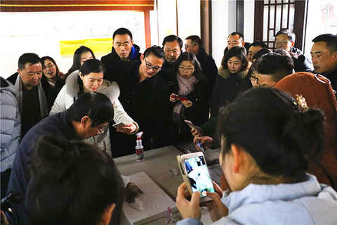 山東省旅行社研學(xué)考察團(tuán)到訪南山（景區(qū)供圖）