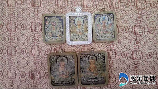 蓬萊市民家門口免費觀賞唐卡畫展