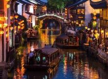 【春節假期】蘇州七里山塘、杭州西湖、宋城千古情、水鄉烏鎮、木瀆、上海環球金融中心江南溜彎高鐵四日游.